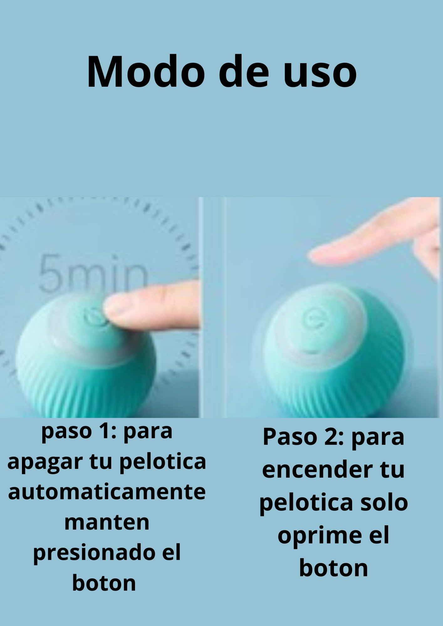 Pelota Eléctrica Inteligente para Gatos y Perros 🐱🐶